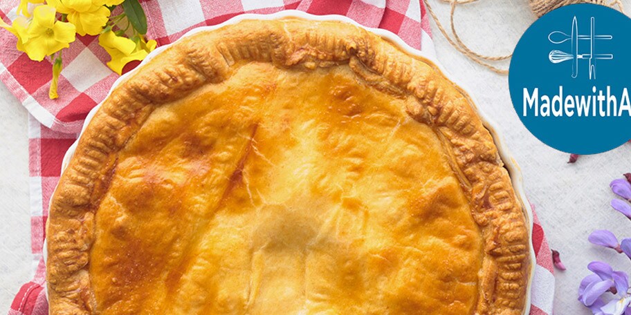 Πίτα Αλλαντικών με Ανθότυρο