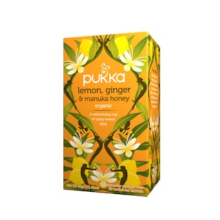 PUKKA | Αφέψημα Λεμόνι Τζίντζερ & Μέλι Manuka 20x2g