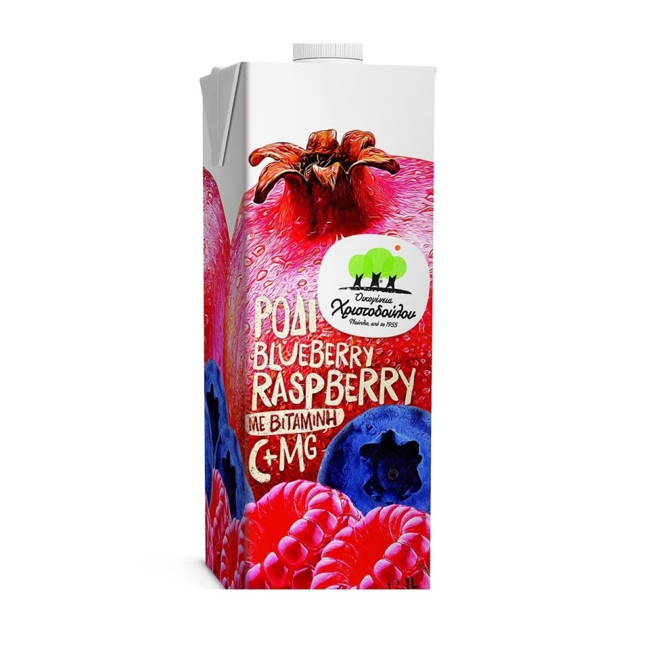 ΟΙΚΟΓΕΝΕΙΑ ΧΡΙΣΤΟΔΟΥΛΟΥ Φρουτοποτό Ρόδι Blueberry Raspberry