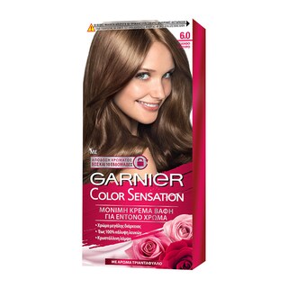 COLOR SENSATION | ΒΑΦΗ ΜΑΛΛΙΩΝ ΣΕΤ 6.0 ΞΑΝΘΟ ΣΚΟΥΡΟ 60 ML