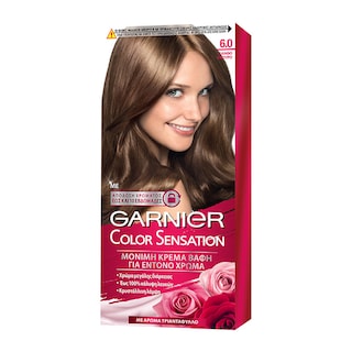 COLOR SENSATION | ΒΑΦΗ ΜΑΛΛΙΩΝ ΣΕΤ 6.0 ΞΑΝΘΟ ΣΚΟΥΡΟ 60 ML