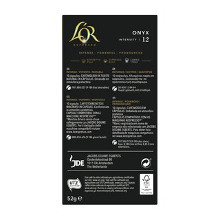 LOR | Κάψουλες Καφέ Espresso Onyx 10x5.2g