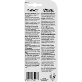 BIC | Στυλό Gelocity Quick Dry 0.7mm Μπλε 1 Τεμάχιο + 2 Refill