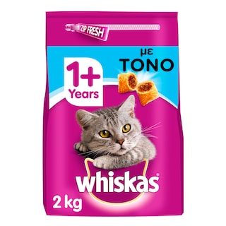 WHISKAS | Γατοτροφή Κροκέτες Τόνου  2 kg