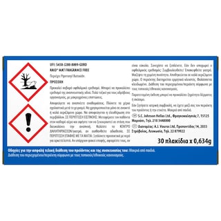 RAID | Αντικουνουπικά Πλακίδια Χωρίς Άρωμα 15+15 Τεμάχια Δώρο