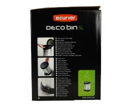 CURVER | ΚΑΔΟΣ ΑΠΟΡΡΙΜΑΤΩΝ ΜΕ ΠΕΝΤΑΛ ΜΕΤΑΛΛΙΚΟΣ 5L 1 ΤΕΜ