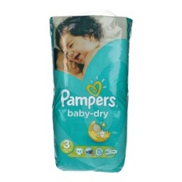 PAMPERS | BABY DRY | ΠΑΝΕΣ ΜΩΡΟΥ MIDI No 3 48 ΤΕΜ