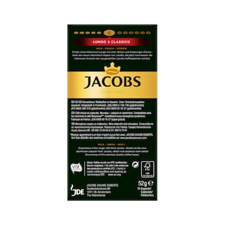 JACOBS | Κάψουλες Καφέ Espresso Lungo Classico 10x5.2g