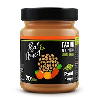 PAMI | Ταχίνι Σησαμοβούτυρο με Πορτοκάλι Βερίκοκο & Καρότο 250g