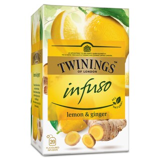 TWININGS | Αφέψημα Λεμόνι Τζίντζερ 20x1.5g