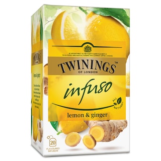 TWININGS | Αφέψημα Λεμόνι Τζίντζερ 20x1.5g