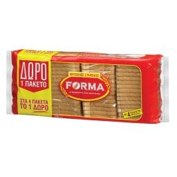 FORMA | Φρυγανιές Σίτου 4x125g 3+1 Δώρο