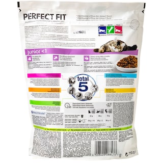 PERFECT FIT | Γατοτροφή με Κοτόπουλο Junior  750 gr