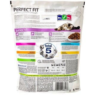 PERFECT FIT | Γατοτροφή με Κοτόπουλο Junior  750 gr