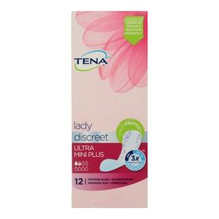TENA | LADY | ΣΕΡΒΙΕΤAKIA ΕΛΑΦΡΑΣ ΑΚΡΑΤΕΙΑΣ ULTRA MINI PLUS 12 ΤΕΜ