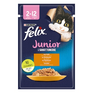 FELIX | Γατοτροφή AGAIL Junior με Κοτόπουλο σε Ζελέ 85g