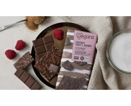 VEGANZ | Σοκολάτα Bio Καρύδα Βατόμουρα & Quinoa 80g