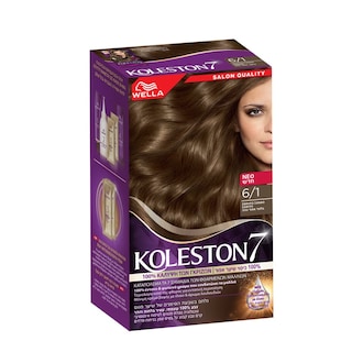 KOLESTON | Hair Dye 6/1 Dark Blonde Ash 1 Piece