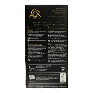 LOR | ΚΑΨΟΥΛΕΣ ΕΣΠΡΕΣΟ ROSE 10 X 5. 2 GR