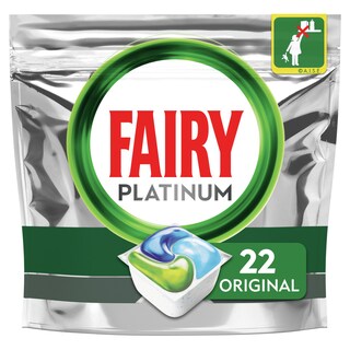 FAIRY | Κάψουλες Πλυντηρίου Πιάτων All in 1 Platinum 22 Τεμάχια