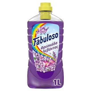 FABULOSO | Καθαριστικό Πατώματος Φρεσκάδα Λεβάντας 1lt