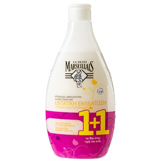 LE PETIT MARSEILLAIS | Αφρόλουτρο Βούτυρο Καριτέ & Αμύγδαλο 400ml 1+1 Δώρο