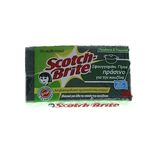 SCOTCH BRITE | Σφουγγαράκι Γίγας Κουζίνας Αντιβακτηριδιακό 1 Τεμάχιο