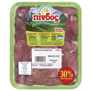 ΠΙΝΔΟΣ | Συκώτια Κοτόπουλου Νωπά Ελληνικά 500g Έκπτωση 30%