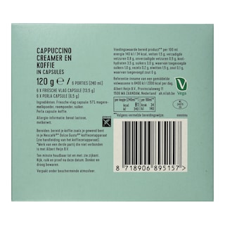 PERLA BEVERAGES | Κάψουλες Καφέ Perla Dolce Gusto Cappuccino 120g