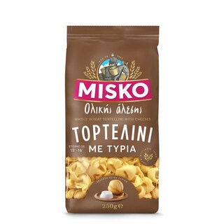 Τορτελίνι Ολικής Άλεσης με Τυριά 250g