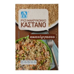 ΑΒ | Ρύζι Μακρύκοκκο Καστανό Ελληνικό 500gr