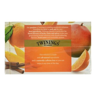 TWININGS | Αφέψημα Πορτοκάλι Κανέλα Μάνγκο 20x2g