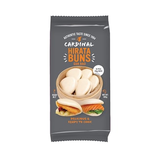 CARDINAL | Ασιάτικα Ψωμάκια Hirata Bao Buns Κατεψυγμένα 400g
