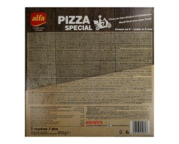 ALFA | Πίτσα Κατεψυγμένη Special 2 Τεμάχια 810gr