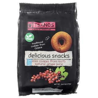 ΤΣΑΝΑΚΙΑ | TSANAKIA SNACKS NATURAL MUST  70G