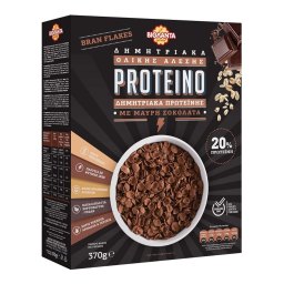 Δημητριακά Proteino Μαύρη Σοκολάτα 370gr