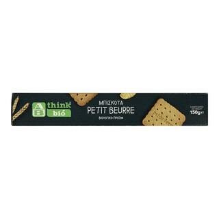 ΑΒ THINK BIO | Μπισκότα Πτι Μπερ Βιολογικά 150g