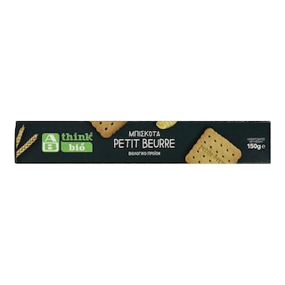 ΑΒ THINK BIO | Μπισκότα Πτι Μπερ Βιολογικά 150g