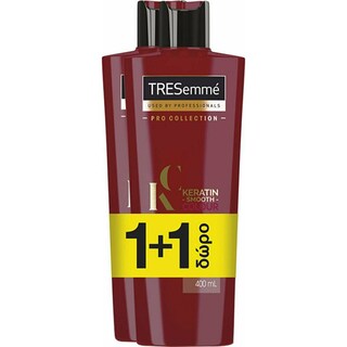 TRESEMME | Σαμπουάν Keratin Smooth Colour 400ml 1+1 Δώρο