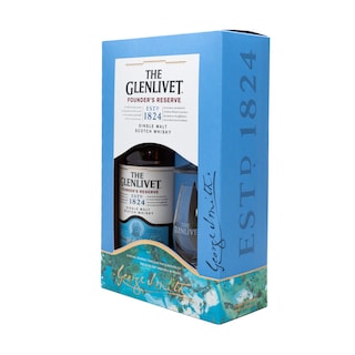 THE GLENLIVET | Ουίσκι Σκωτίας Founders Reserve Single Malt 700ml + 2 Ποτήρια