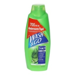 WASH&GO | ΣΑΜΠΟΥΑΝ ΑΛΟΗ 700 ML
