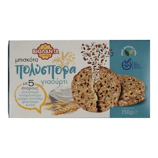 ΒΙΟΛΑΝΤΑ | Μπισκότα Πολύσπορα Γιαούρτι 150g