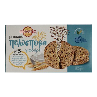 ΒΙΟΛΑΝΤΑ | Μπισκότα Πολύσπορα Γιαούρτι 150g