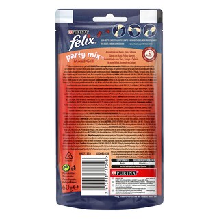FELIX | Γατοτροφή Party Mix Mixed Grill 60 gr