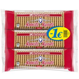 ΜΙΡΑΝΤΑ | Μπισκότα Μιράντα 3x250g Έκπτωση 1Ε 1E