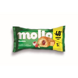 MOLTO | Κρουασάν Double Βανίλια Φράουλα 110g