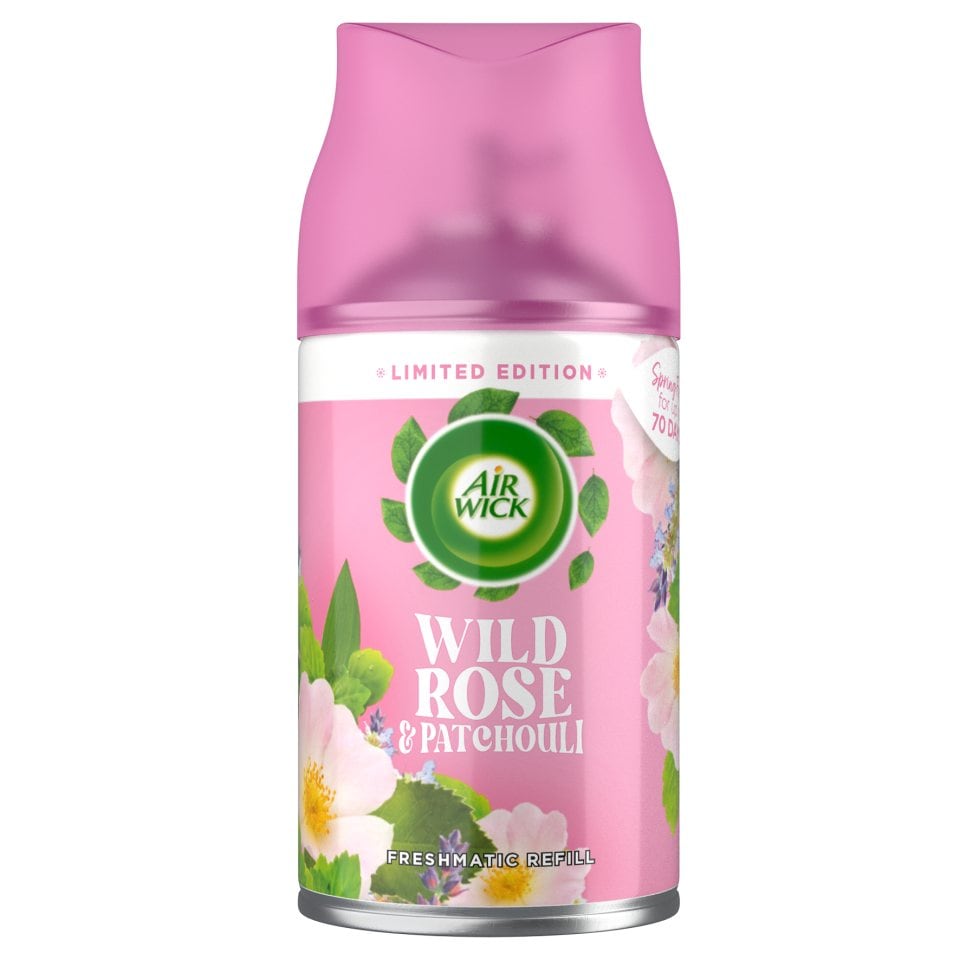 AIRWICK Αρωματικό Χώρου Freshmatic Wild Rose & Patchouli Refill 250ml