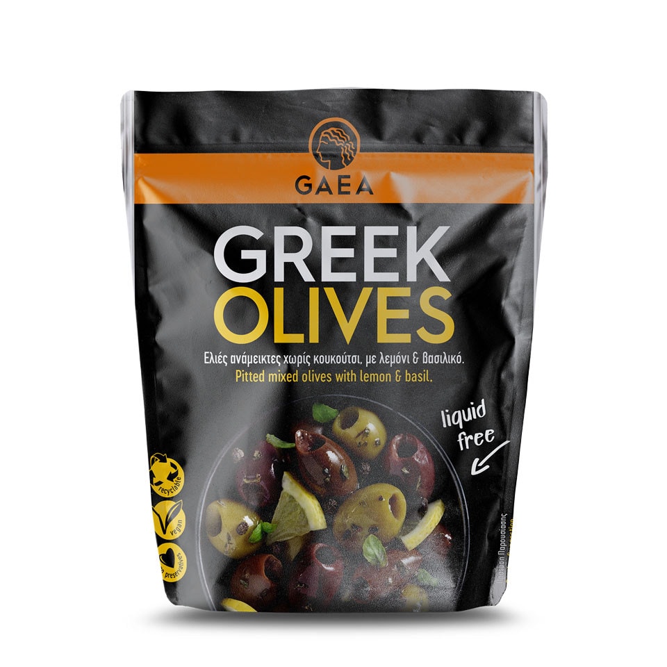 ΓΑΙΑ Ελιές Ανάμεικτες Χωρίς Κουκούτσι 150g