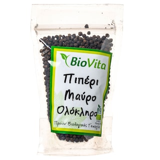BIOVITA | Πιπέρι Μαύρο Ολόκληρο Βιολογικό 100g