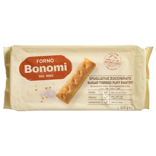 BONOMI | Pastry Base Puff Pastries Honey Sugar 200g